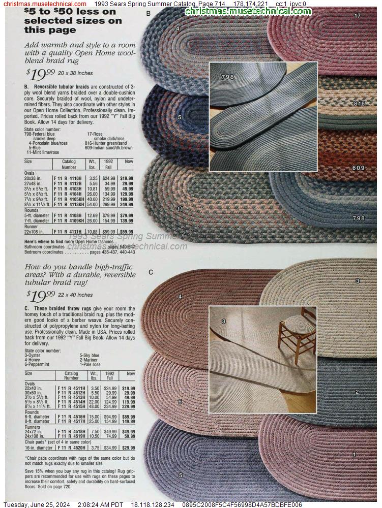 1993 Sears Spring Summer Catalog, Page 714
