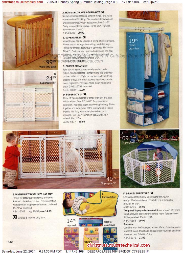2005 JCPenney Spring Summer Catalog, Page 830
