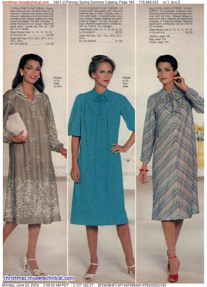 1981 JCPenney Spring Summer Catalog, Page 160