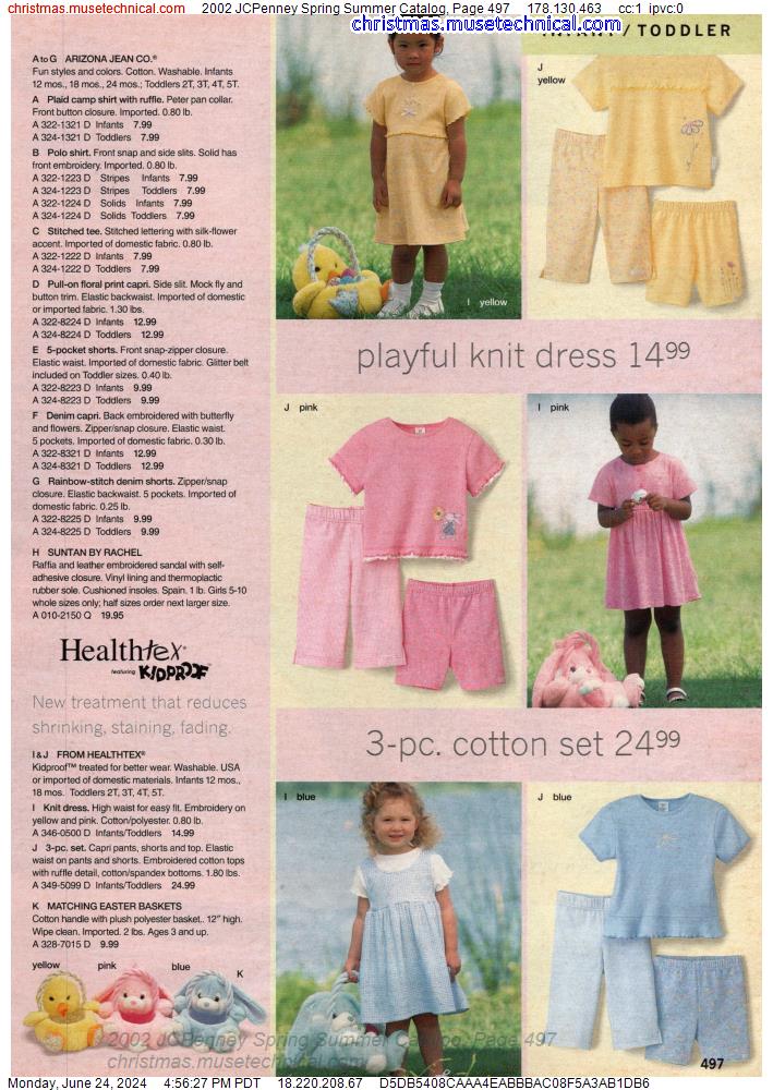 2002 JCPenney Spring Summer Catalog, Page 497