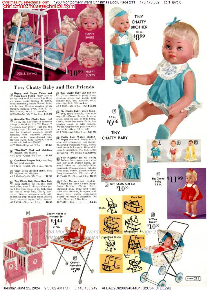 1963 Montgomery Ward Christmas Book, Page 211