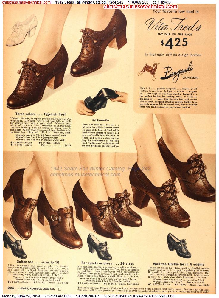 1942 Sears Fall Winter Catalog, Page 242