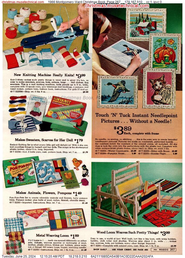 1966 Montgomery Ward Christmas Book, Page 267