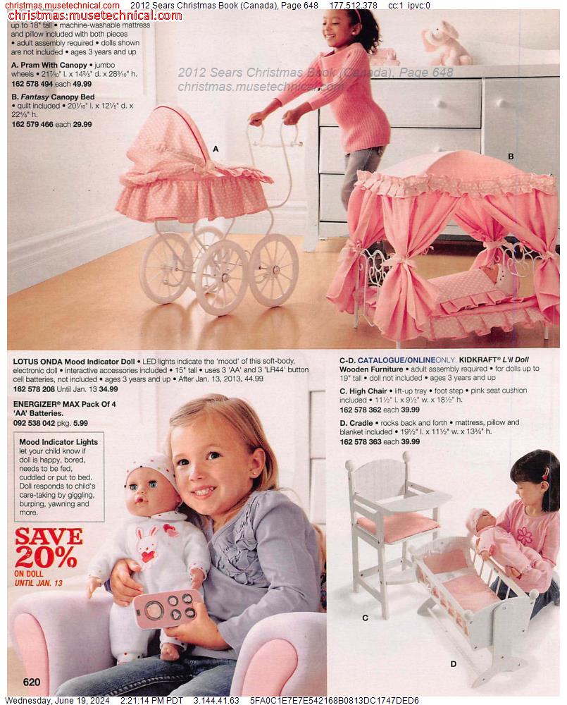 2012 Sears Christmas Book (Canada), Page 648