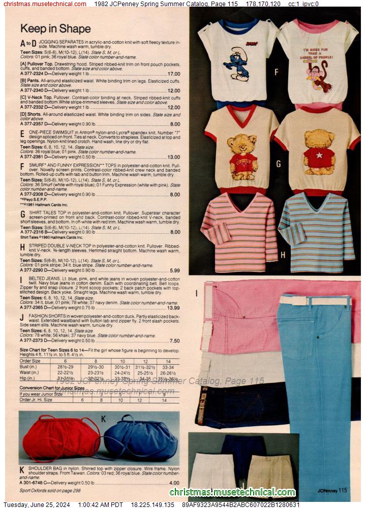 1982 JCPenney Spring Summer Catalog, Page 115