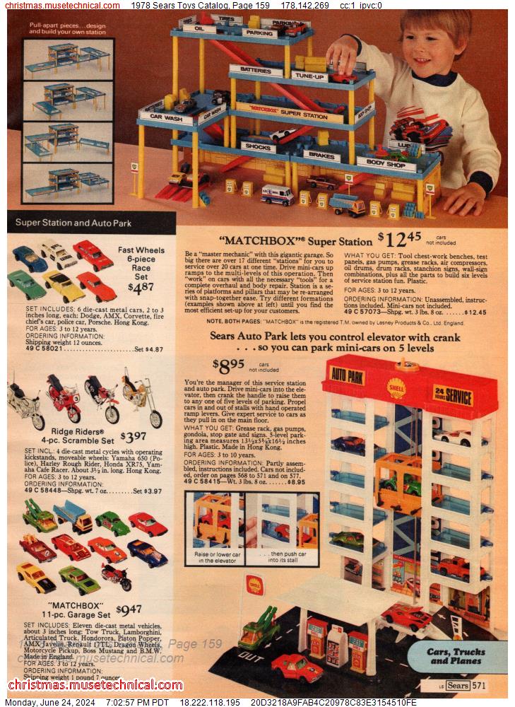 1978 Sears Toys Catalog, Page 159