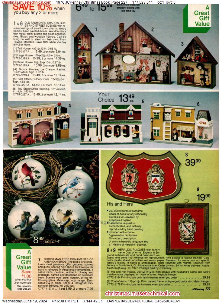 1976 JCPenney Christmas Book, Page 227