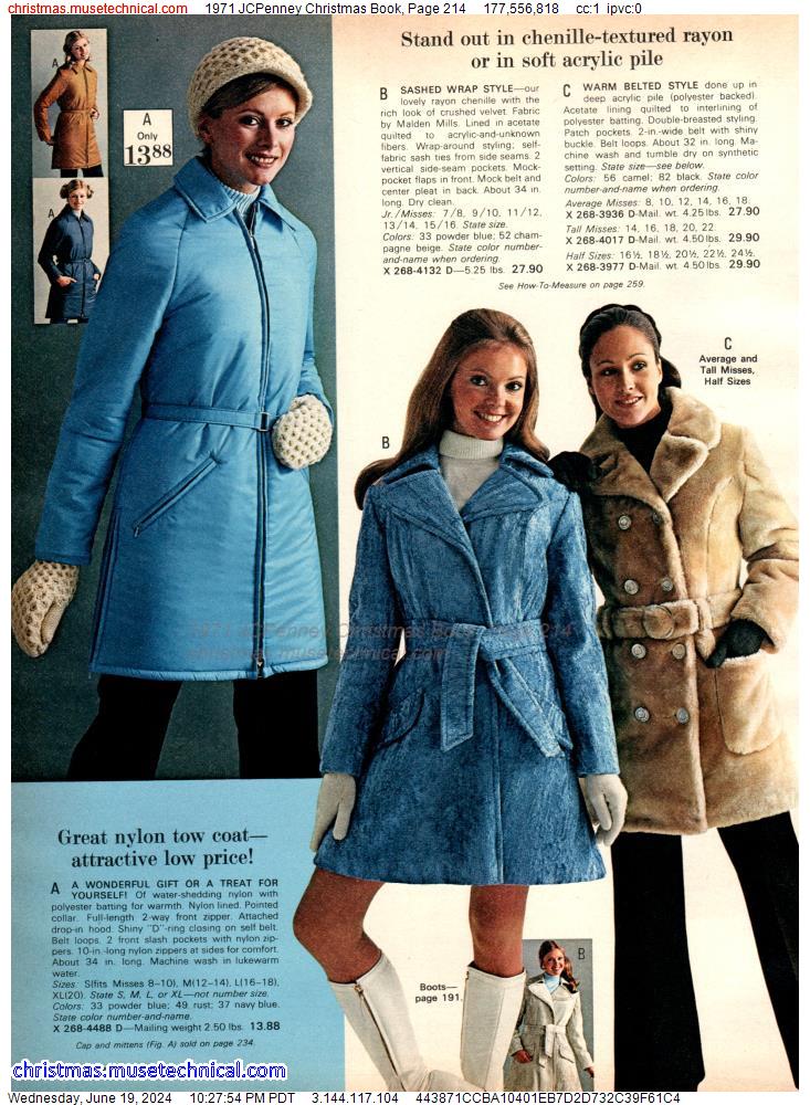 1971 JCPenney Christmas Book, Page 214