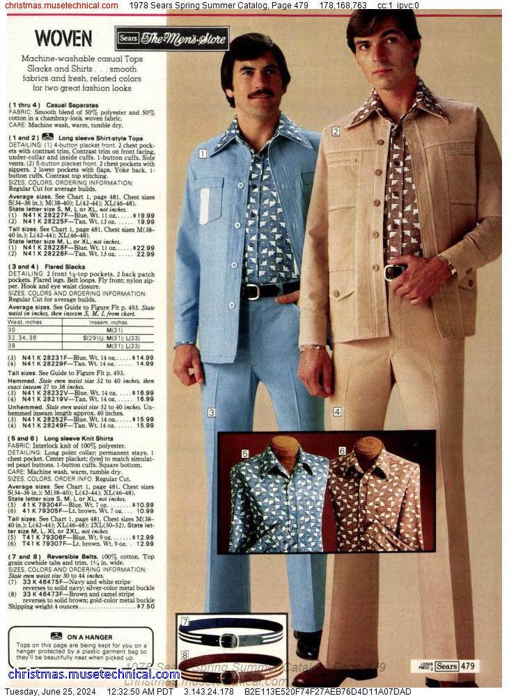 1978 Sears Spring Summer Catalog, Page 479