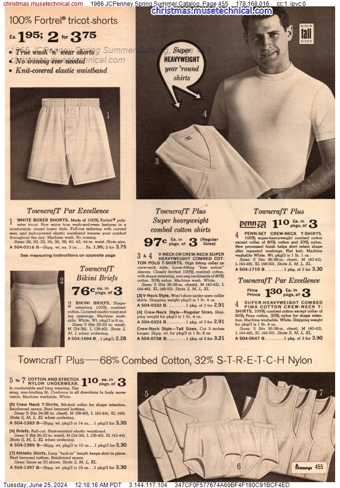 1966 JCPenney Spring Summer Catalog, Page 455