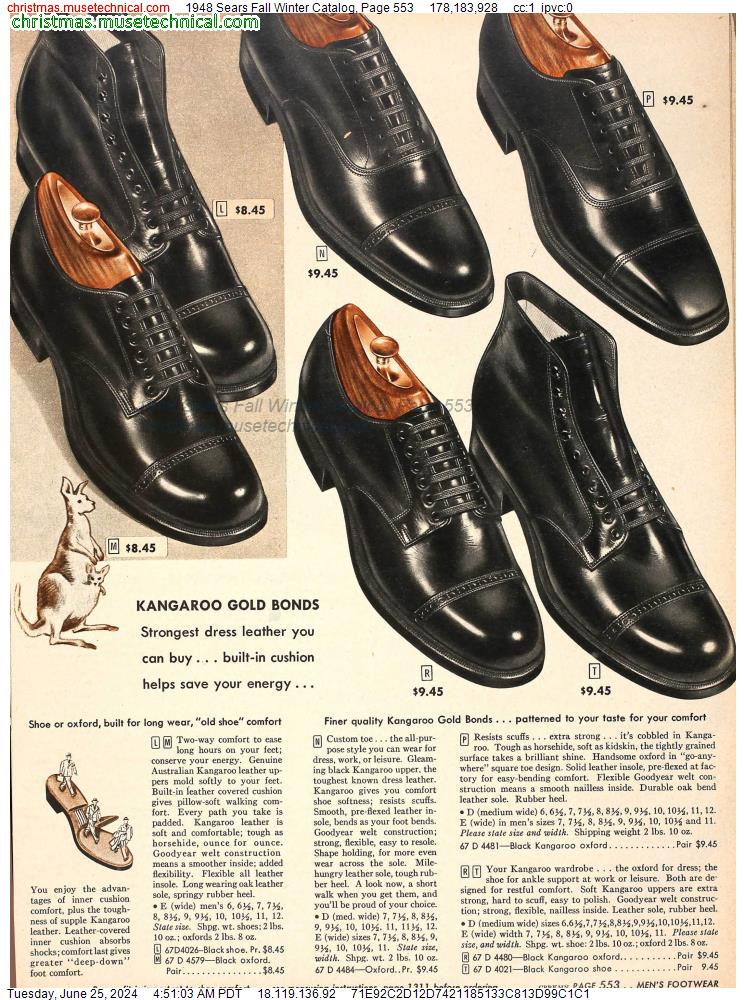 1948 Sears Fall Winter Catalog, Page 553