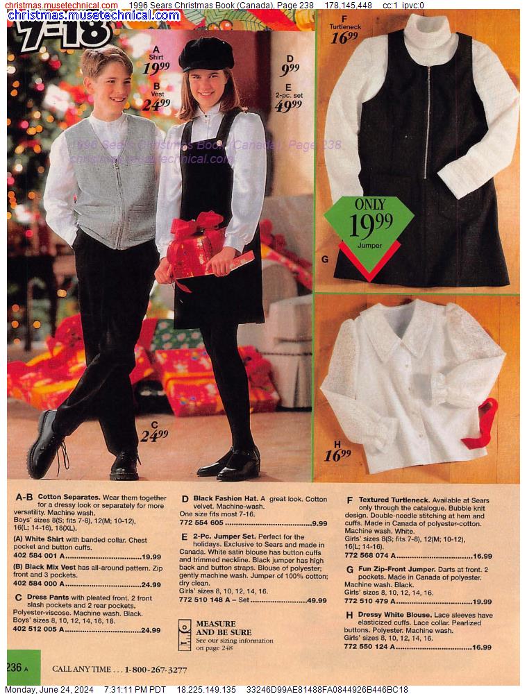 1996 Sears Christmas Book (Canada), Page 238
