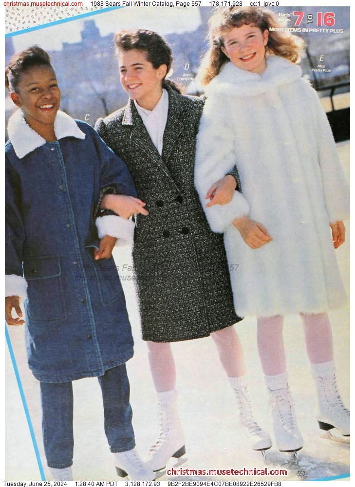 1988 Sears Fall Winter Catalog, Page 557