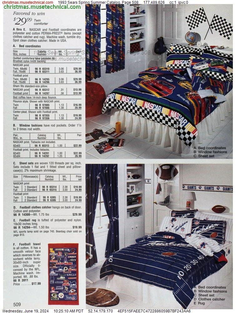 1993 Sears Spring Summer Catalog, Page 508