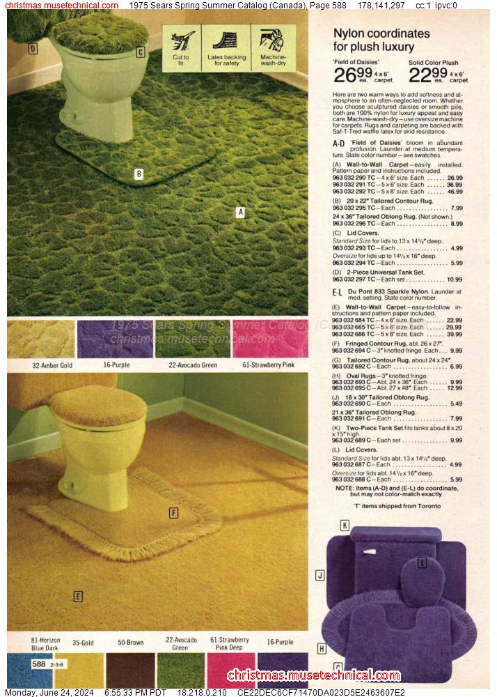 1975 Sears Spring Summer Catalog (Canada), Page 588