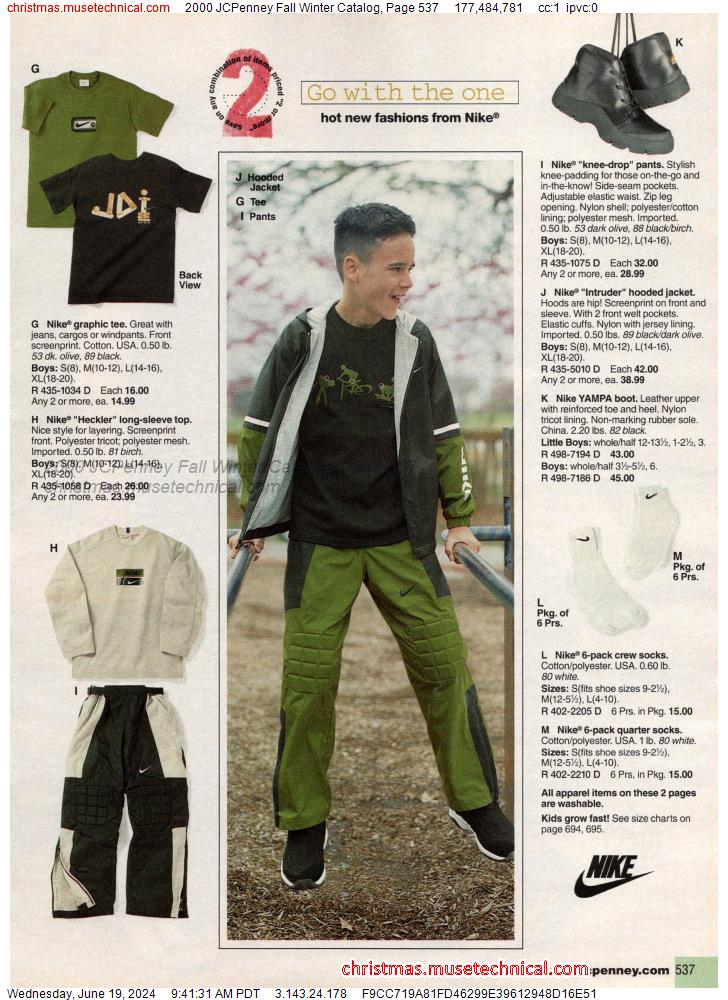 2000 JCPenney Fall Winter Catalog, Page 537