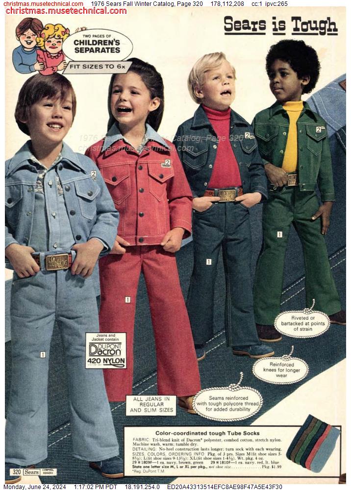 1976 Sears Fall Winter Catalog, Page 320