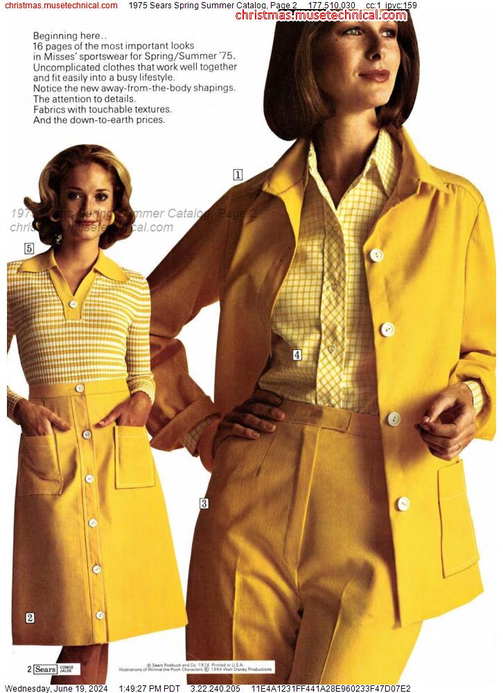 1975 Sears Spring Summer Catalog, Page 2