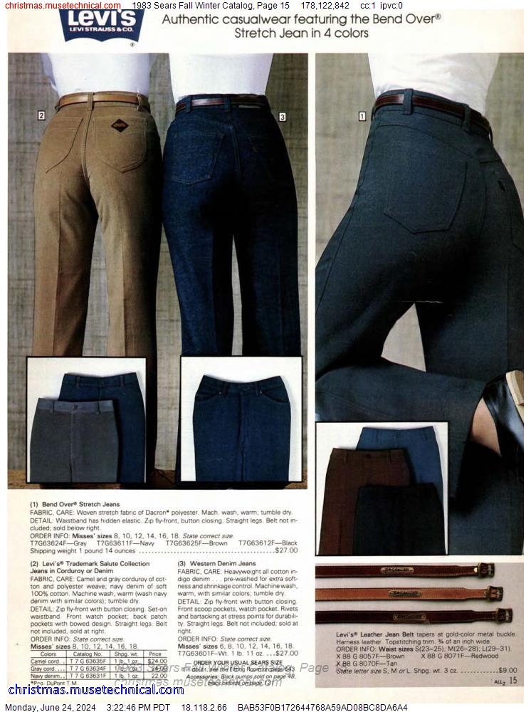 1983 Sears Fall Winter Catalog, Page 15