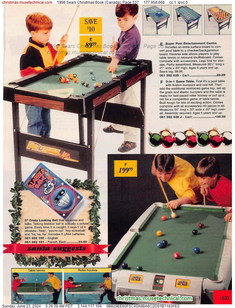 1996 Sears Christmas Book (Canada), Page 537