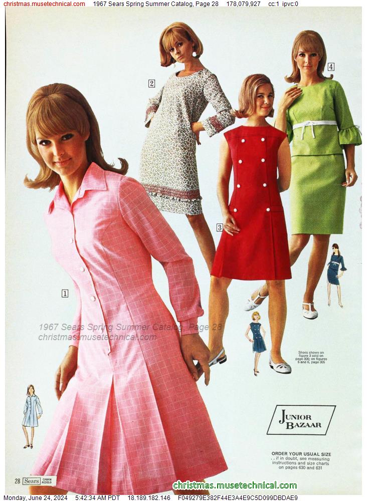 1967 Sears Spring Summer Catalog, Page 28
