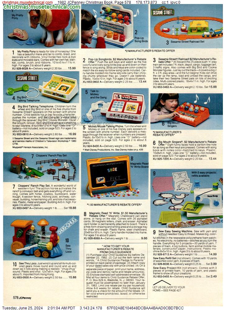 1982 JCPenney Christmas Book, Page 578