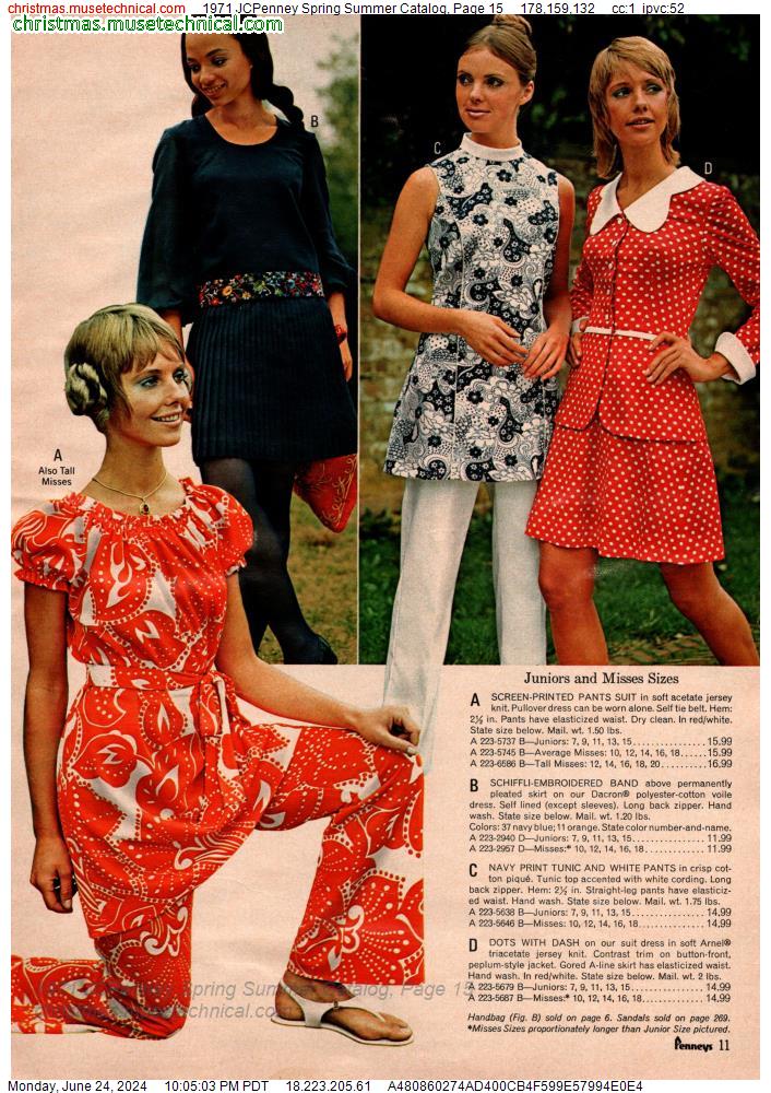 1971 JCPenney Spring Summer Catalog, Page 15