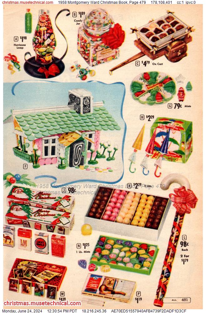 1958 Montgomery Ward Christmas Book, Page 479