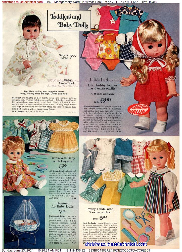 1973 Montgomery Ward Christmas Book, Page 231