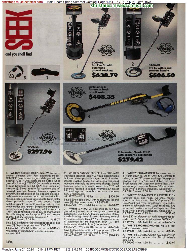 1991 Sears Spring Summer Catalog, Page 1364