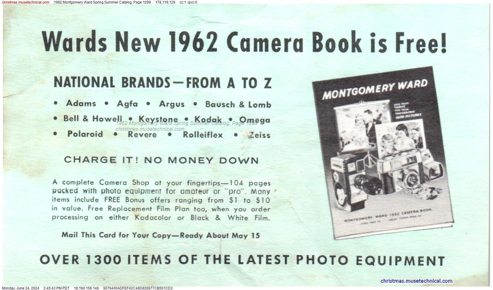 1962 Montgomery Ward Spring Summer Catalog, Page 1298