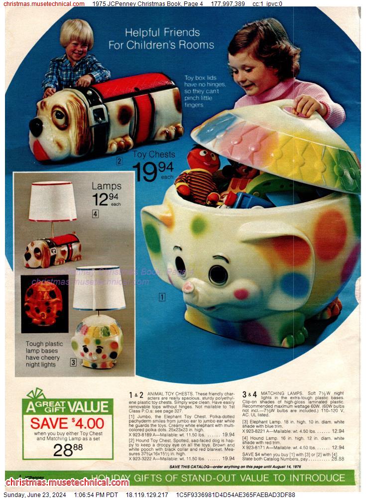 1975 JCPenney Christmas Book, Page 4