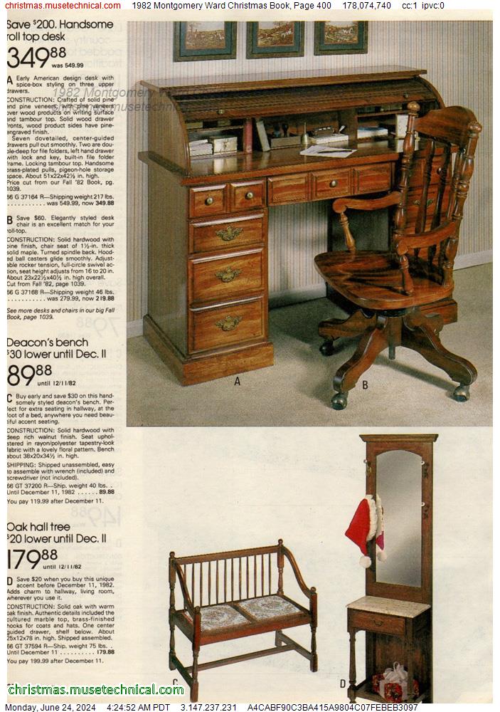 1982 Montgomery Ward Christmas Book, Page 400