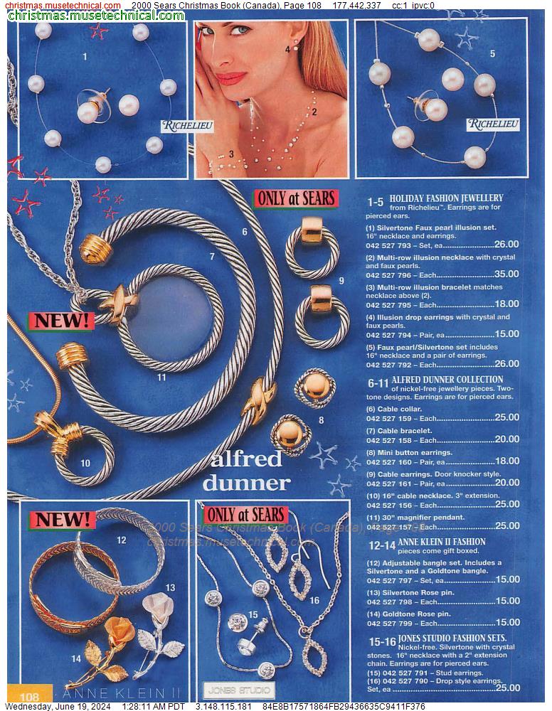 2000 Sears Christmas Book (Canada), Page 108