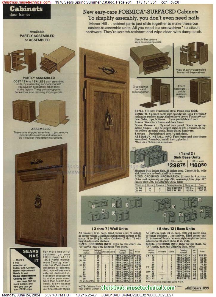 1976 Sears Spring Summer Catalog, Page 901