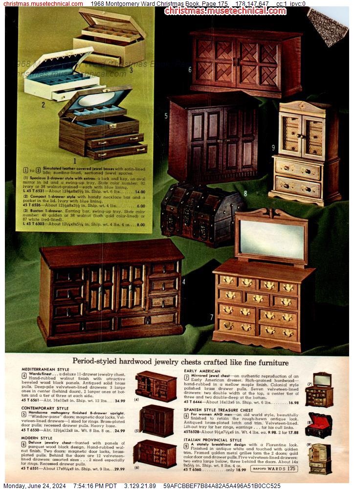 1968 Montgomery Ward Christmas Book, Page 175