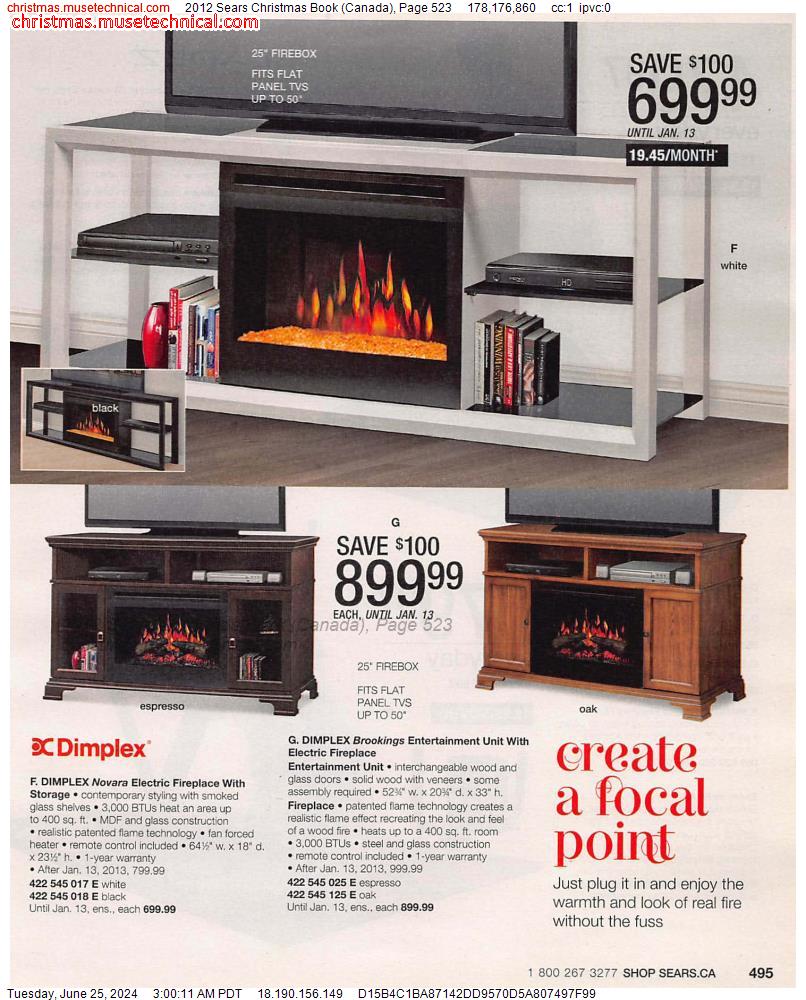 2012 Sears Christmas Book (Canada), Page 523