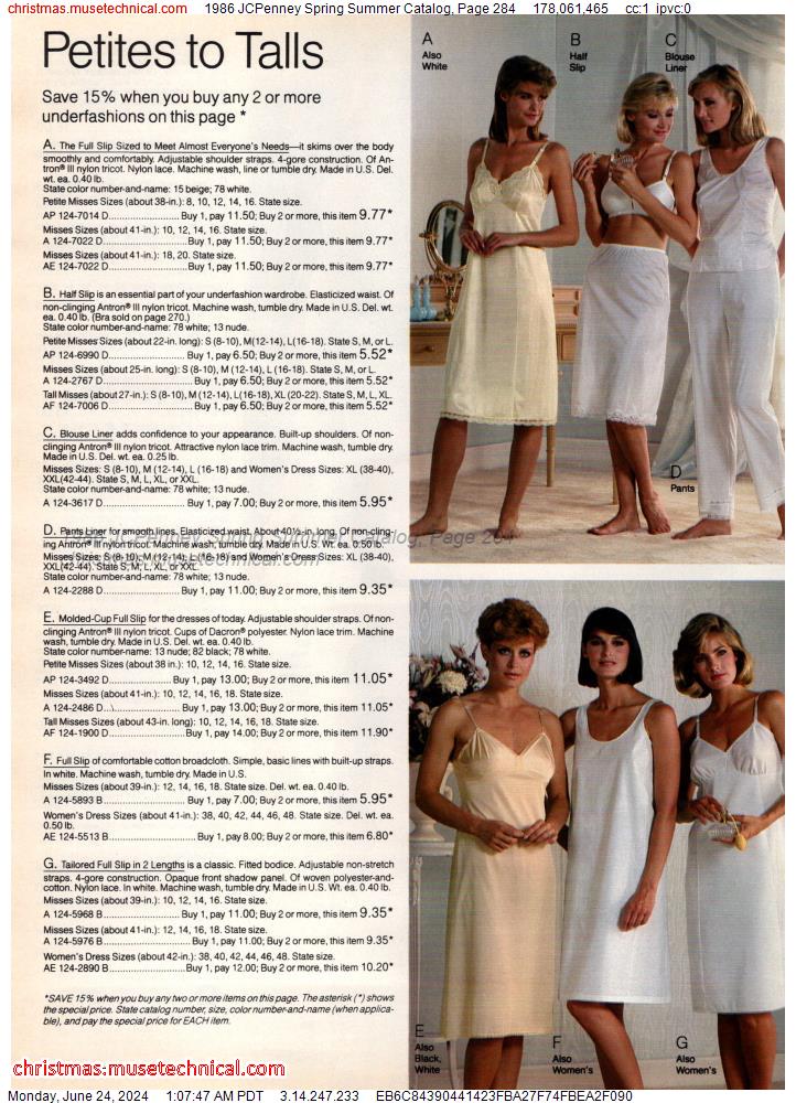 1986 JCPenney Spring Summer Catalog, Page 284
