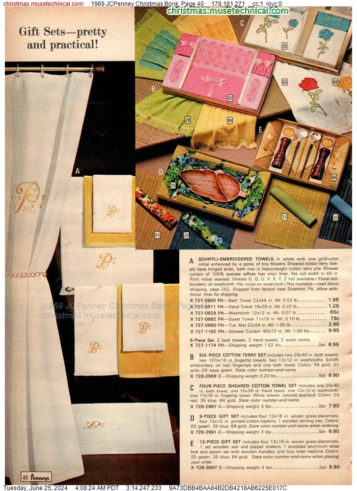 1969 JCPenney Christmas Book, Page 40