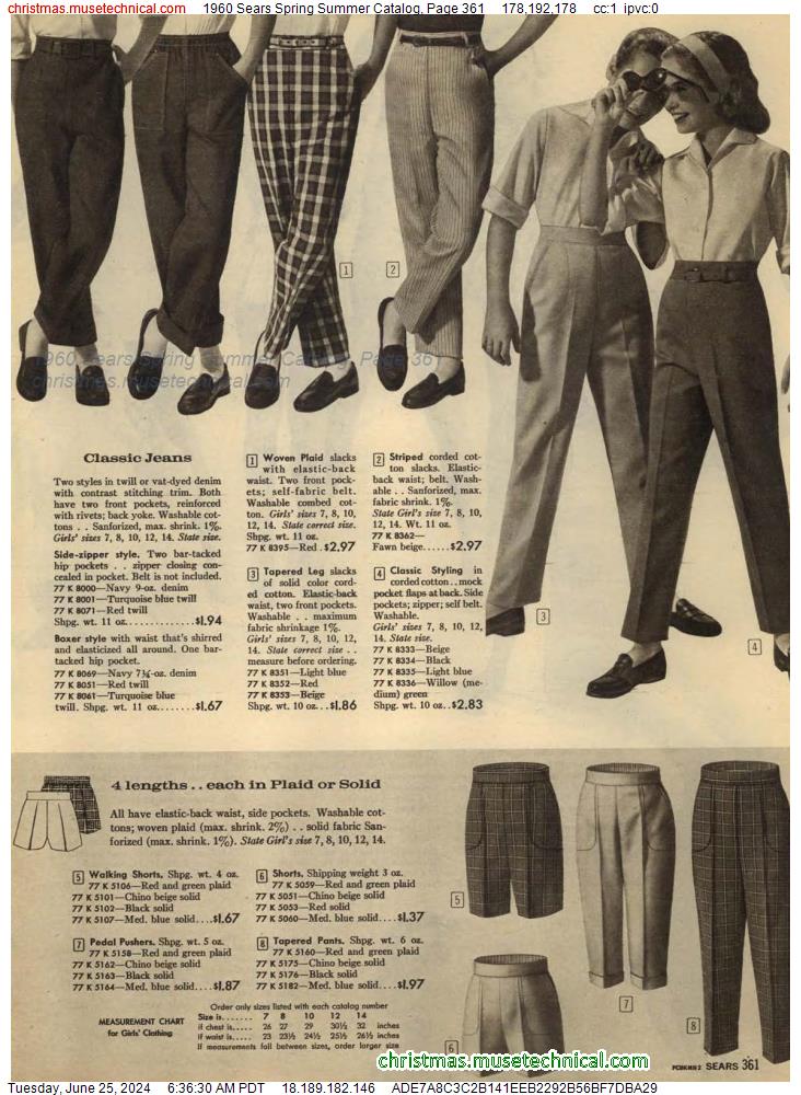 1960 Sears Spring Summer Catalog, Page 361