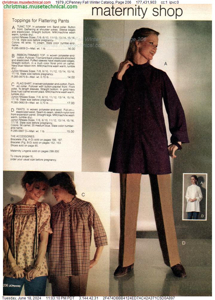1979 JCPenney Fall Winter Catalog, Page 206