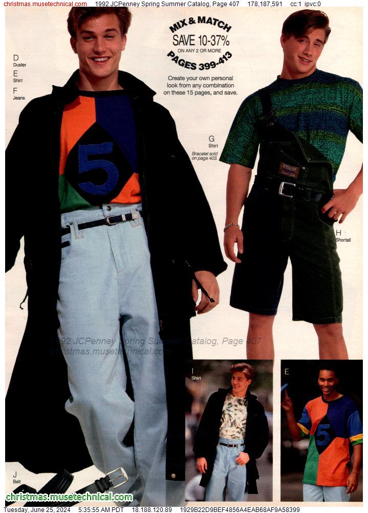 1992 JCPenney Spring Summer Catalog, Page 407