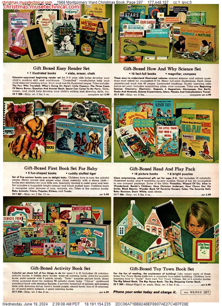 1968 Montgomery Ward Christmas Book, Page 287
