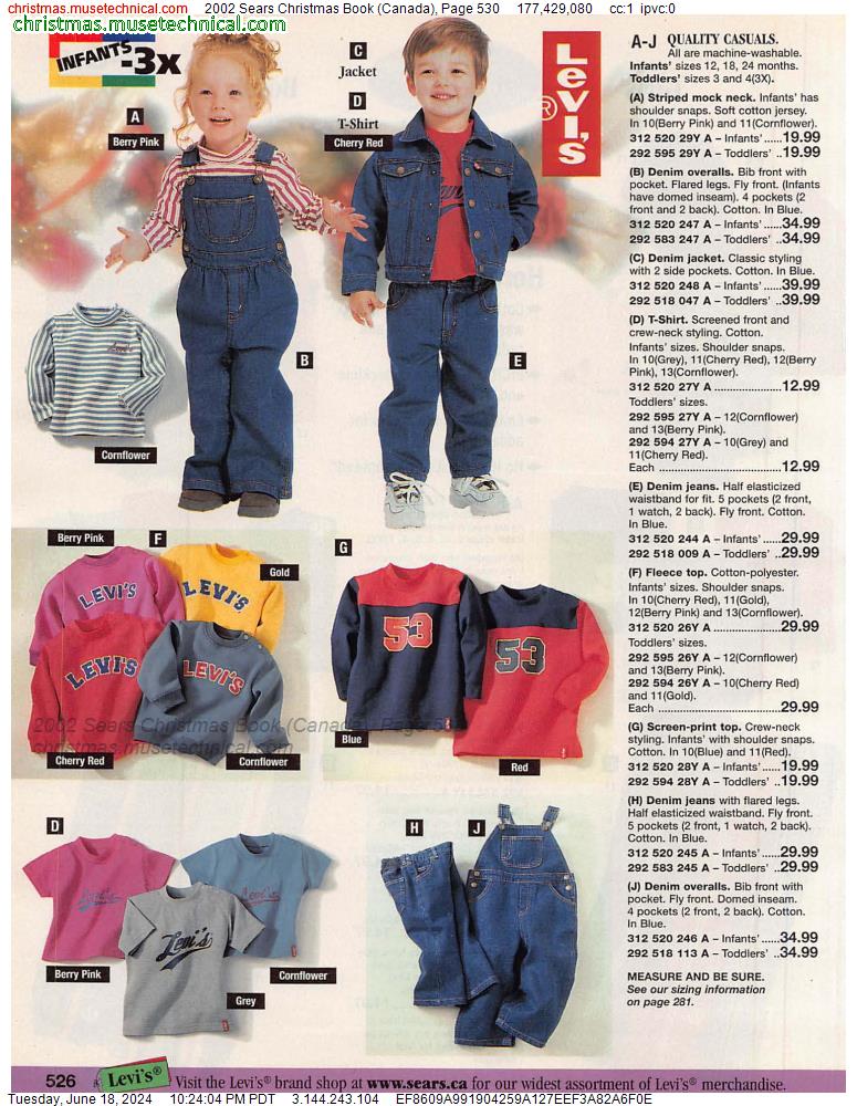 2002 Sears Christmas Book (Canada), Page 530