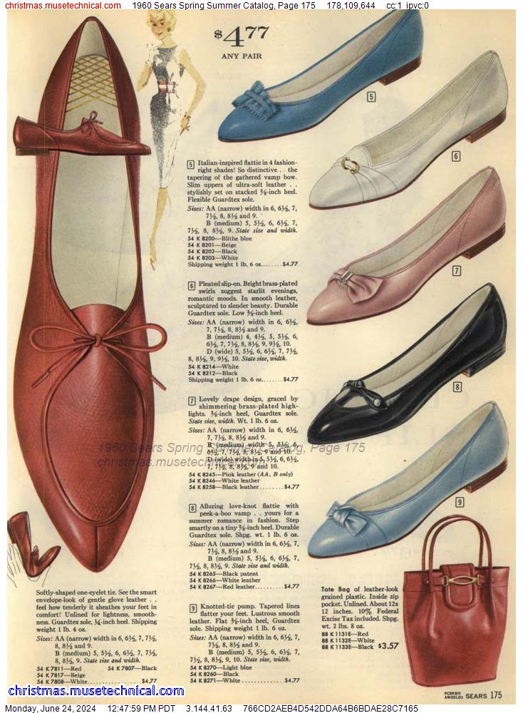 1960 Sears Spring Summer Catalog, Page 175