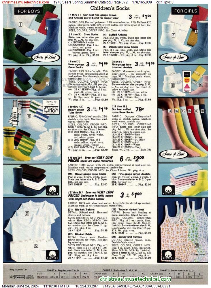 1978 Sears Spring Summer Catalog, Page 372
