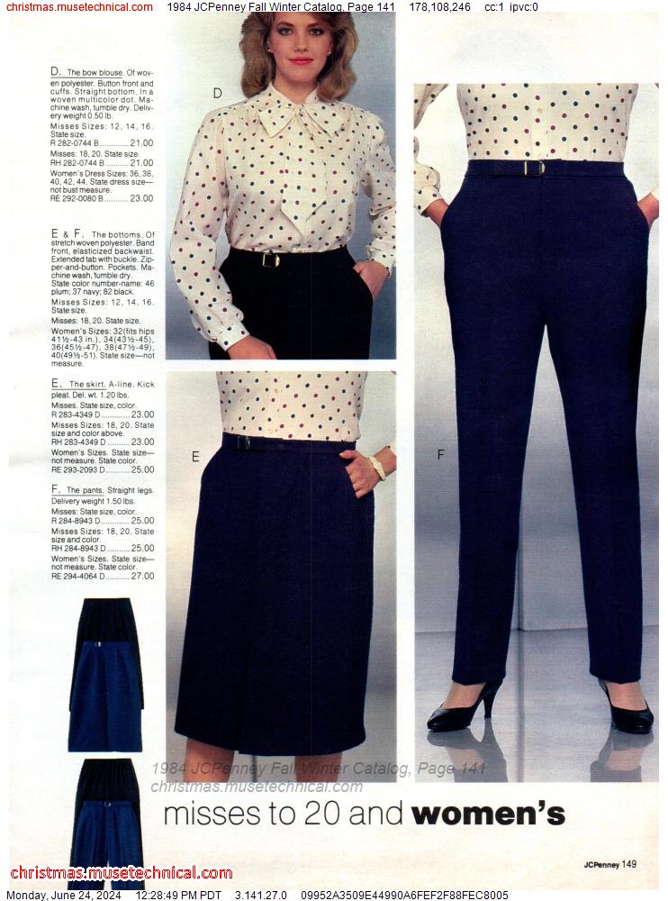 1984 JCPenney Fall Winter Catalog, Page 141
