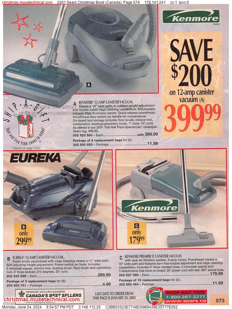 2001 Sears Christmas Book (Canada), Page 579