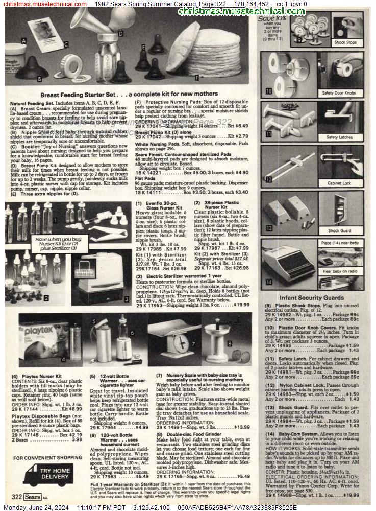 1982 Sears Spring Summer Catalog, Page 322