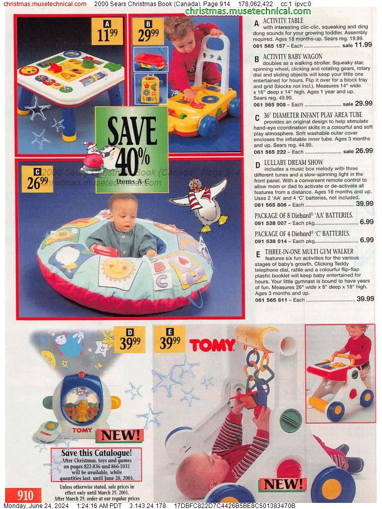 2000 Sears Christmas Book (Canada), Page 914